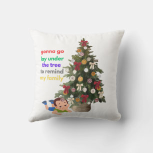 Coussin Aller Se Coucher Sous L'Arbre pour Rappeler à Ma F