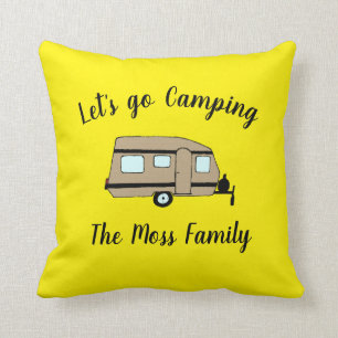 Coussin Allez Camping Cute Camper