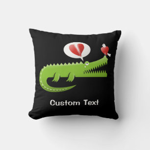 Coussin Alligator in Love Jeu d'oreiller