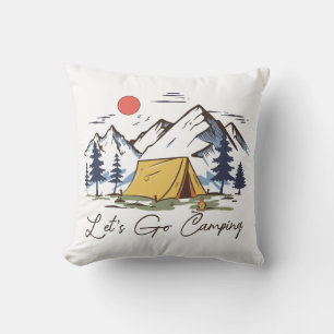Coussin Allons en Camping