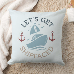 Coussin Allons Nous Griser Sur Un Bateau