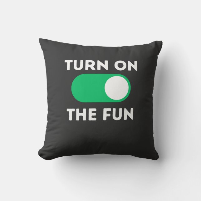 Coussin Allumez le plaisir (Recto)
