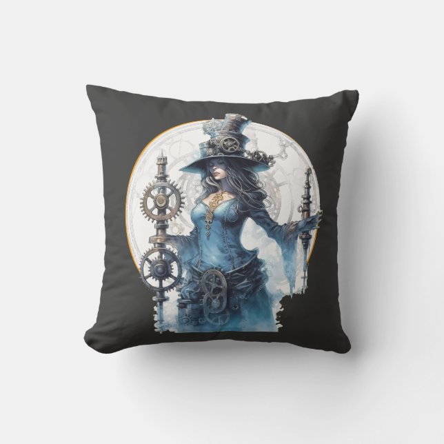 Coussin Almofada (Pillow) Evocação Steampunk (Recto)