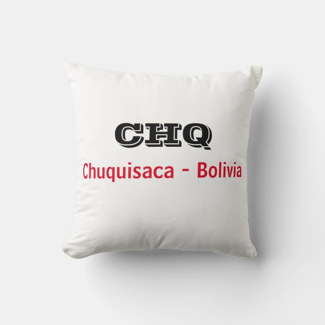 Coussin Almohada Chuquisaca Bolivia (Recto)