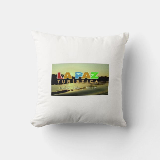 Coussin Almohada La Paz turistica (Recto)