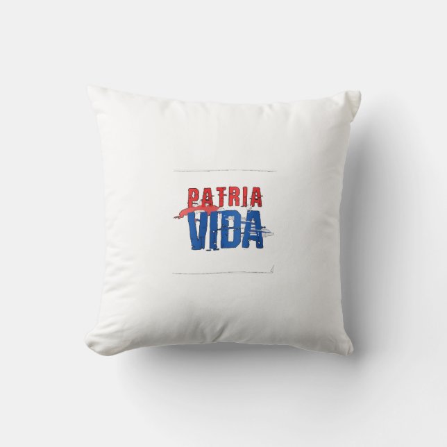 Coussin Almohada Patria y vida (Recto)