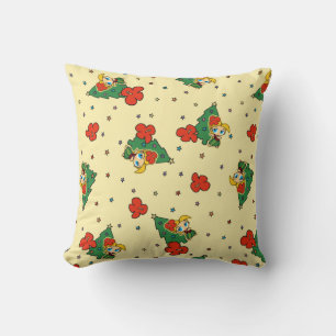 Coussin Aloha Honeys Noël Blond Hula Girl Jaune