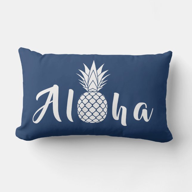 Coussin Aloha Tropical Pineapple Lumbar (Recto)