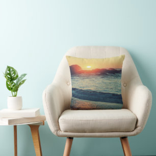 Coussin Alors que le soleil se couche......