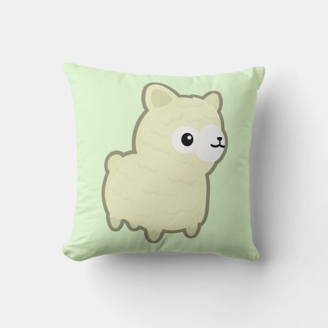Coussin Alpaga de Kawaii (Recto)