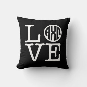 Coussin Alpha Chi Omega Amour