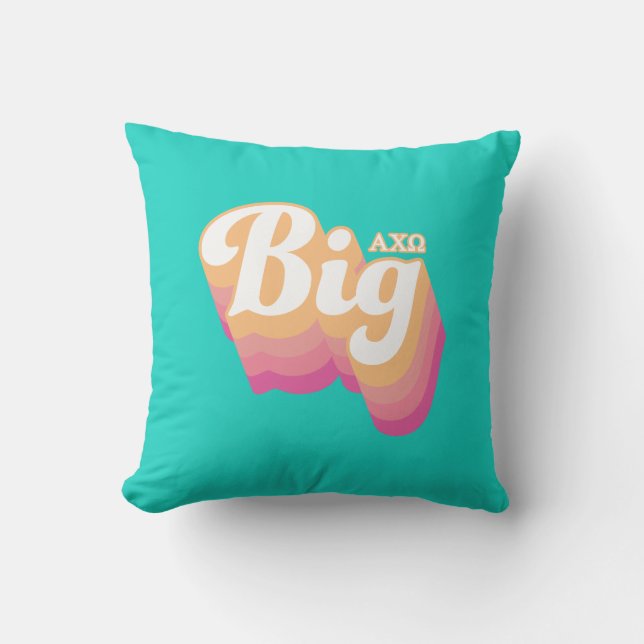 Coussin Alpha Chi Omega| Gros (Recto)