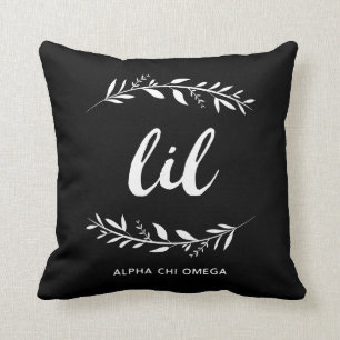 Coussin Alpha guirlande d'Omega   Lil de Chi