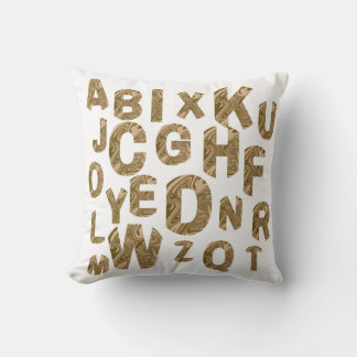 Coussin alphabet attrayant motif ABC 