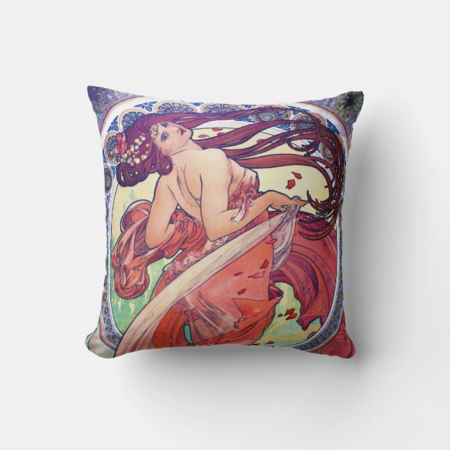 Coussin Alphonse Mucha (Recto)