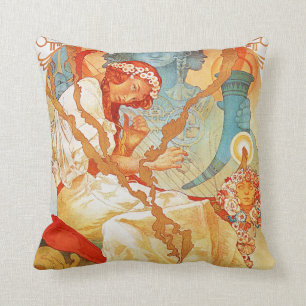 Coussin Alphonse Mucha le carreau épique slave