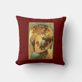 Coussin Alphonse Mucha Peinture