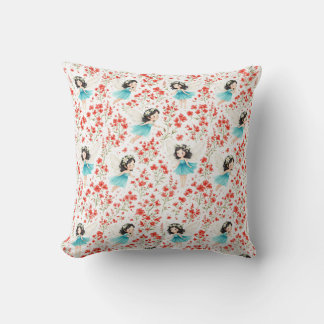 Coussin Altami Cute Floral Girl Pillow – Kids Nursery Deco