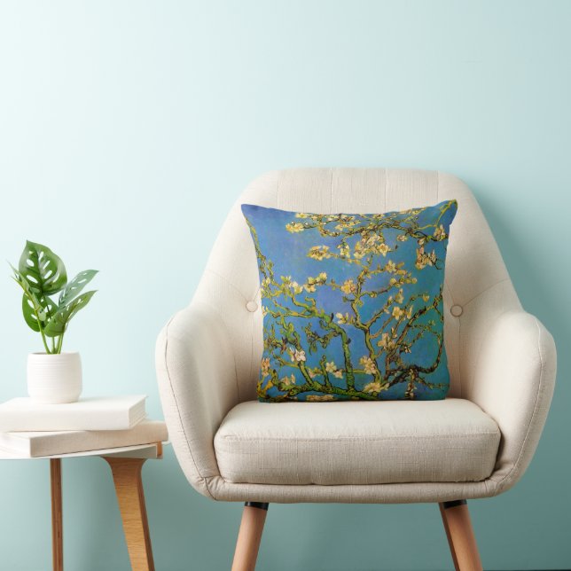 Coussin Amandier en fleurs par Vincent van Gogh (Chaise)