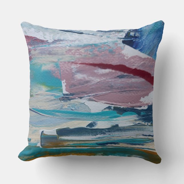 Coussin Amanecer rosado  Monticelli Art (Recto)
