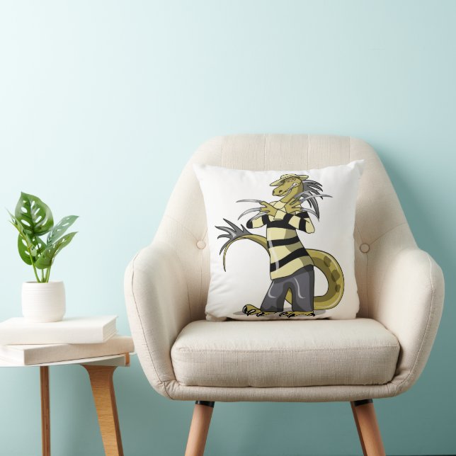 Coussin Amargasaurus Pose Comme Freddy Krueger. (Chaise)