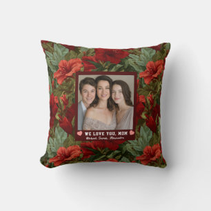 Coussin Amaryllis Belle-Mère Maman Français Campagne Uniqu