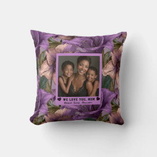 Coussin Amaryllis Meilleure Belle-Mère Décoration Chambre 