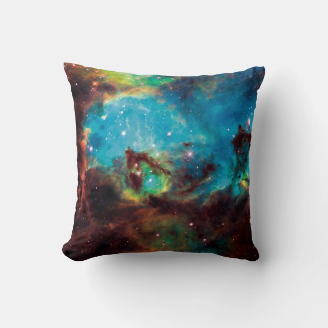 Coussin Amas d'étoiles NGC 2074 Nébuleuse de la Tarentule  (Recto)