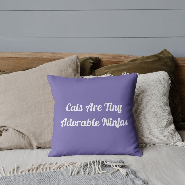 Coussin Amateur d'animaux Moderne DIY Citation drôle de ch (Créateur téléchargé)