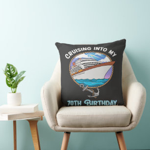 Coussin Amateur de croisière naviguant vers mes 70 ans