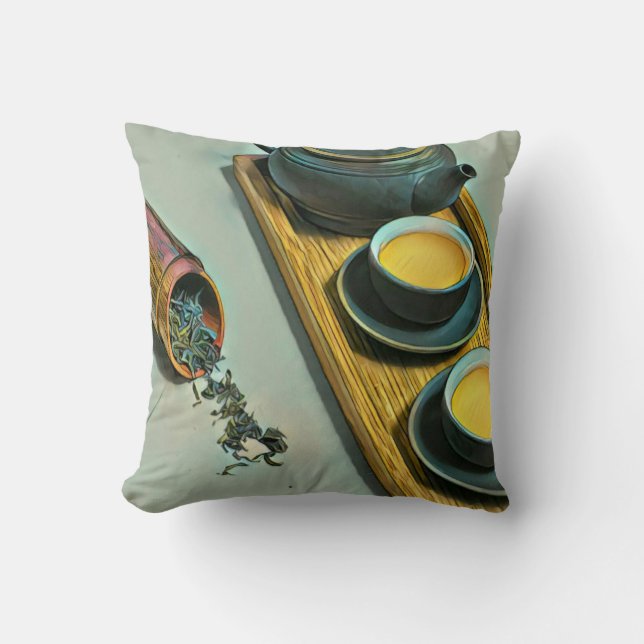 Coussin Amateur de cuisine japonaise (Recto)