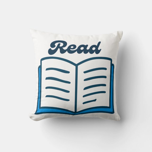 Coussin Amateur de livres (Recto)