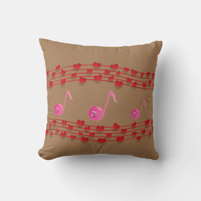 Coussin Amateur de musique (Recto)