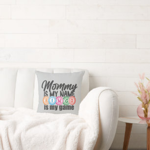 Coussin Amateurs de Bingo Maman Mignonne