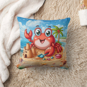 Coussin Amateurs de crabe de plage