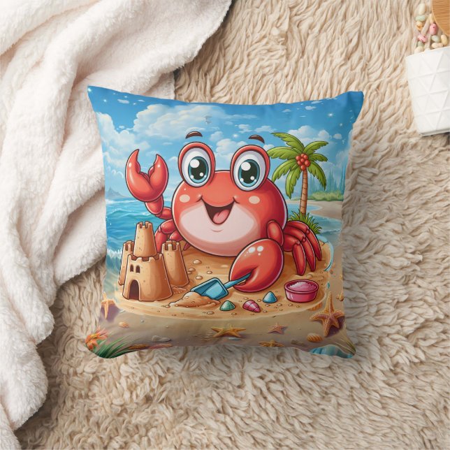 Coussin Amateurs de crabe de plage (Couverture)