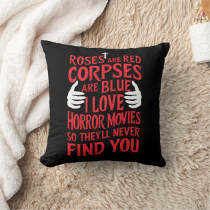 Coussin Amateurs de films d'horreur Halloween film d'horre