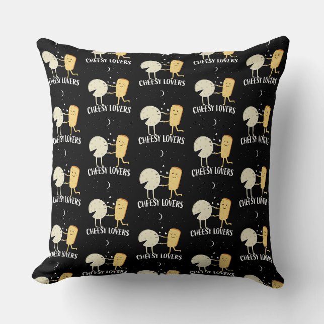 Coussin Amateurs De Fromage Et Connaisseur (Recto)