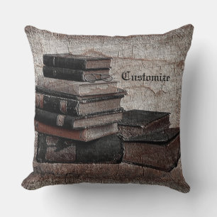 Coussin Amateurs de livres Vintages