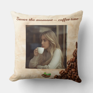 Coussin Ambiance Café Cosy pour votre salon