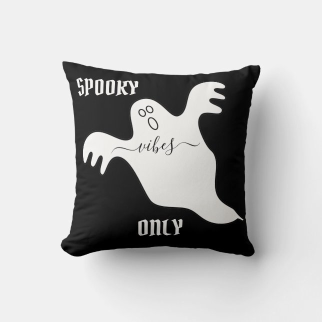 Coussin Ambiance SPÉCIALEMENT ÉTRANGE uniquement Fantôme H (Recto)