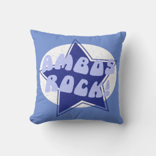 Coussin Ambos Rock Funny Blue Ambulance Driver