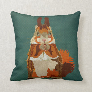 Coussin ambre d'écureuil