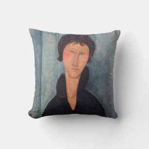 Coussin Amedeo Modigliani - Femme aux yeux bleus