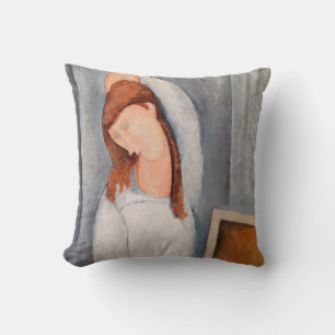 Coussin Amedeo Modigliani - Portrait Jeanne Hebuterne #1