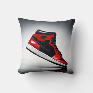 Coussin Améliorez votre style : Rouge et Noir Haut-Haut-Ha