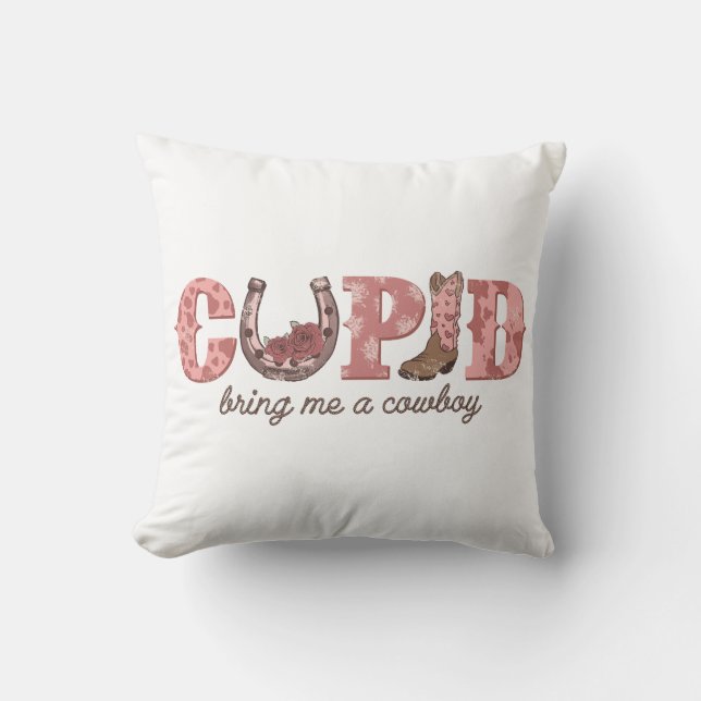 Coussin Amenez-Moi Un Cowboy (Recto)