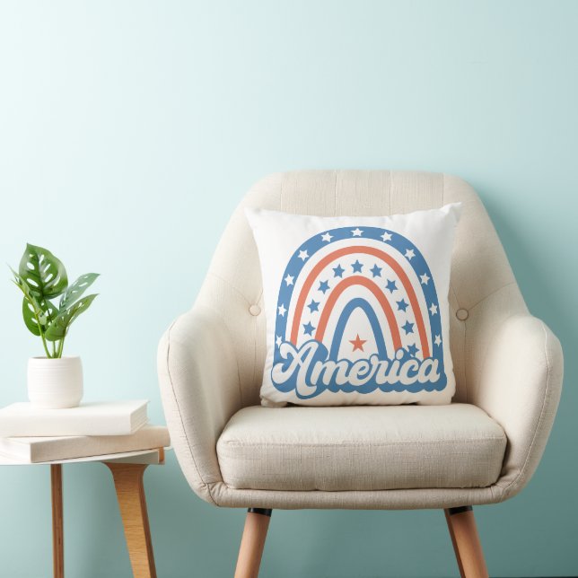 Coussin America Boho Retro (Chaise)