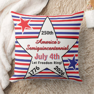 Coussin America Semiquincentennial Star Stripes
