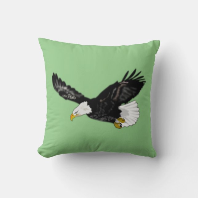 Coussin américain de l'aigle à tête blanche (Recto)